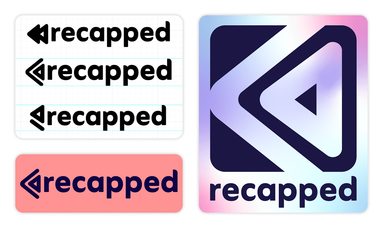 Earlier logo and colour exploration